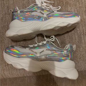 Holographic Chunky Sneakers